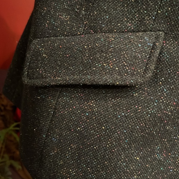 Like new Talbots black multicolored heathered lined jacket - Picture 3 of 13